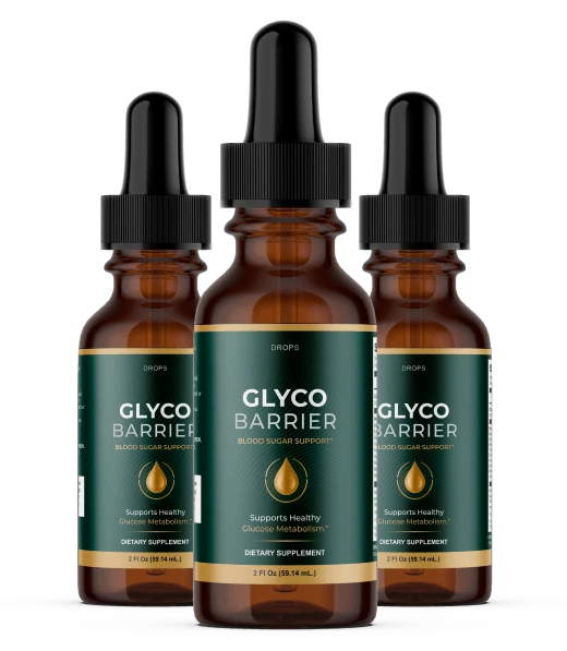 Glyco Barrier Drops 3 bottles package